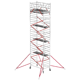 Altrex Fahrgerüst RS Tower 52 Aluminium mit Fiber-Deck Plattform 10,20m AH 1,35x2,45m-Beschreibung lesen