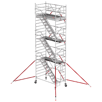 Altrex Treppengerüst RS Tower 53-S Aluminium Safe-Quick mit Fiber-Deck Plattform 8,20m AH 1,35x2,45m-Beschreibung lesen