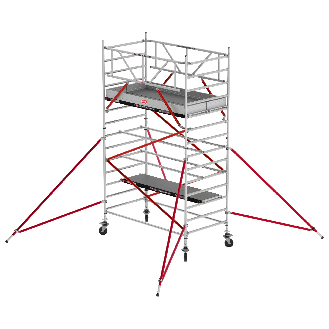 Altrex Fahrgerüst RS Tower 52 Aluminium mit Fiber-Deck Plattform 5,20m AH 1,35x2,45m-Beschreibung lesen