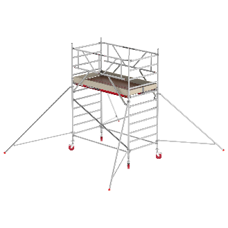 Altrex Fahrgerüst RS Tower 42 Aluminium mit Holz-Plattform 4,20m AH 1,35x2,45m-Beschreibung lesen