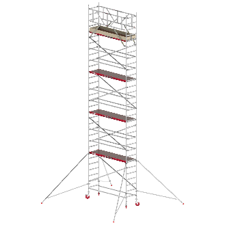 Altrex Fahrgerüst RS Tower 41 Alu mit Holz-Plattform 10,20m AH breit 0,75x2,45m-Beschreibung lesen