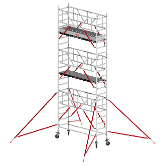 Altrex Fahrgerüst RS Tower 51-S Safe-Quick Aluminium mit Holz-Plattform 7,20m AH 0,75x1,85m-Beschreibung lesen
