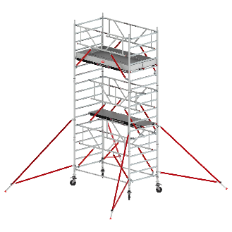 Altrex Fahrgerüst RS Tower 52-S Aluminium mit Safe-Quick und Holz-Plattform 6,20m AH 1,35x3,05m-Beschreibung lesen