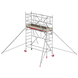 Altrex Fahrgerüst RS Tower 41-S Aluminium mit Safe-Quick und Holz-Plattform 4,20m AH 0,75x1,85m-Beschreibung lesen