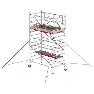 Altrex Fahrgerüst RS Tower 42 Aluminium mit Holz-Plattform 5,20m AH 1,35x2,45m-Beschreibung lesen