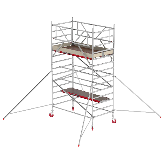Altrex Fahrgerüst RS Tower 42 Aluminium mit Holz-Plattform 5,20m AH 1,35x2,45m-Beschreibung lesen