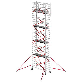 Altrex Fahrgerüst RS Tower 51 Plus Aluminium 0,90m breiter Rahmen mit Fiber-Deck Plattform 10,20m AH 0,90x2,45m-Beschreibung lesen