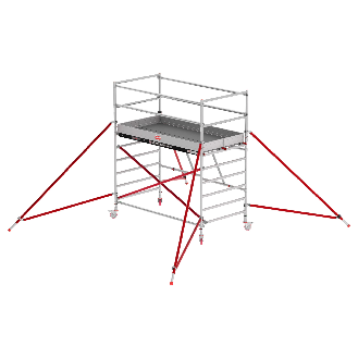Altrex RS Tower 55 ohne Safe-Quick 3,8m Arbeitshöhe Holz-Plattform 1,85m-Beschreibung lesen