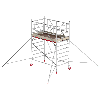 Altrex Fahrgerüst RS Tower 42 Aluminium mit Holz-Plattform 4,20m AH 1,35x1,85m