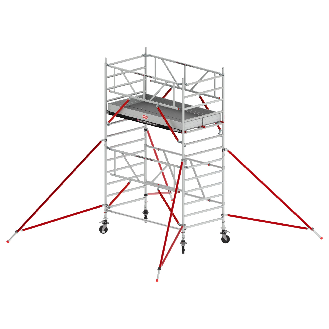 Altrex RS Tower 55-S mit Safe-Quick 4,8m Arbeitshöhe Fiber-Deck 2,45m-Beschreibung lesen
