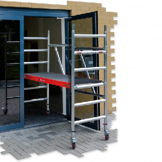 Altrex Klappgerüst RS Tower 54 Alu Holz-Plattform 0,75x1,85m mit Safe-Quick 8,8m AH-Beschreibung lesen