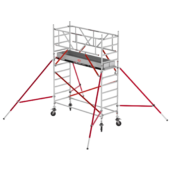 Altrex Fahrgerüst RS Tower 51 Plus Aluminium 0,90m breiter Rahmen mit Fiber-Deck Plattform 4,20m AH 0,90x1,85m-Beschreibung lesen