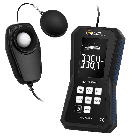 PCE Instruments Luxmessgerät PCE-LMD 5 |Messbereich: 0,0 ... 400.000 Lux |Auflösung: 0,1 Lux-Beschreibung lesen