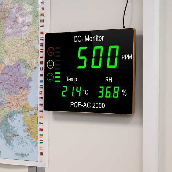 PCE Instruments Détecteur de CO2 PCE-AC 2000-Lire la description