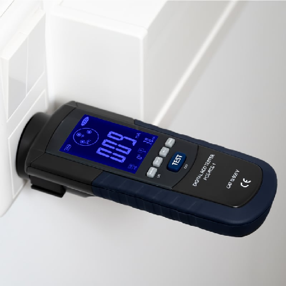 PCE Instruments Installationstester PCE-RCD 1 mit Spannungsbereich 210 V ... 240 V / 50/60 Hz |EN 61010-1 CAT III 600 V-Beschreibung lesen
