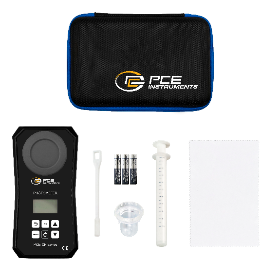 PCE Instruments Photometer PCE-CP 04 |bis zu 4 auswählbare Parameter |Bluetooth-Beschreibung lesen