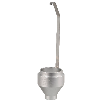PCE Instruments DIN Auslaufbecher  PCE-127/4P |Messung der Viskosität |Fassungsvermögen 100ml |Ø Düse 4mm (± 0,02mm)-Beschreibung lesen