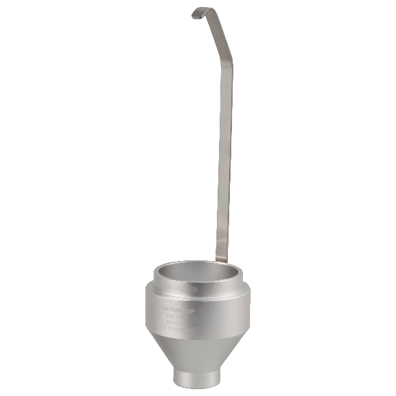 PCE Instruments DIN Auslaufbecher  PCE-127/4P |Messung der Viskosität |Fassungsvermögen 100ml |Ø Düse 4mm (± 0,02mm)-Beschreibung lesen