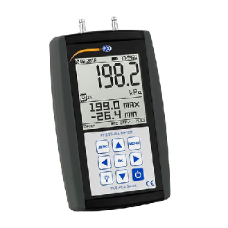 PCE Instruments Druckmessgerät mit Datenlogger PCE-PDA 10L |Messbereich Druck: ±20 kPa |Auflösung: 1/ 10 Pa-Beschreibung lesen