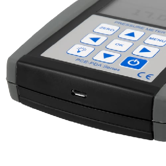 PCE Instruments Druckmessgerät mit Datenlogger PCE-PDA 10L |Messbereich Druck: ±20 kPa |Auflösung: 1/ 10 Pa-Beschreibung lesen