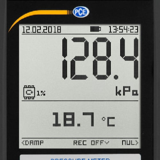PCE Instruments Druckmessgerät mit Datenlogger PCE-PDA 100L |Messbereich Druck: -100 ... 200 kPa-Beschreibung lesen
