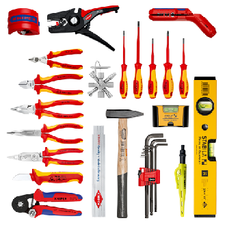 KNIPEX 00 21 50 E Werkzeugrucksack Modular X18 Elektro-Lire la description