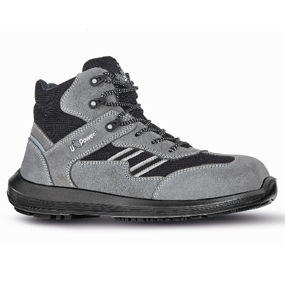 U-Power - Chaussure de sécurité haute sans métal légère FLORIDA - Environnements secs - S1P SRC U-Power - Chaussure de sécurité haute sans métal légère FLORIDA - Environnements secs - S1P SRC-Lire la description