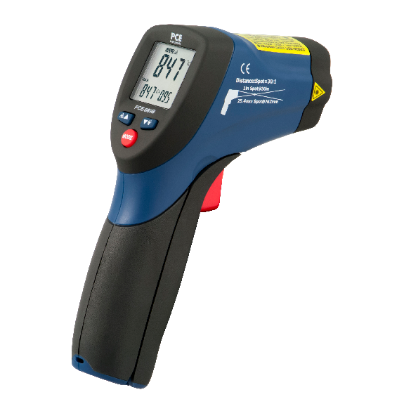 PCE Instruments Infrarotthermometer PCE-889B |Messbereich von -50 ... +1000 °C |Messfleckverhältnis 30:1-Beschreibung lesen
