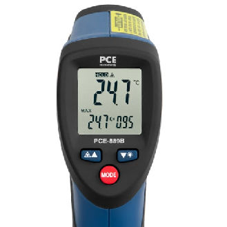 PCE Instruments Infrarotthermometer PCE-889B |Messbereich von -50 ... +1000 °C |Messfleckverhältnis 30:1-Beschreibung lesen