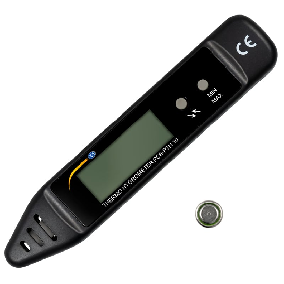 PCE Instruments Thermohygrometer PCE-PTH 10 |Temperatur: -10  50 °C |Feuchtigkeit: 20  90 % r. F.-Beschreibung lesen