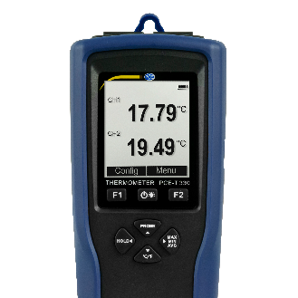 PCE Instruments 2-Kanal-Datenlogger-Thermometer PCE-T 330 |mit Speicher für 20.000 Datenpunkte-Beschreibung lesen