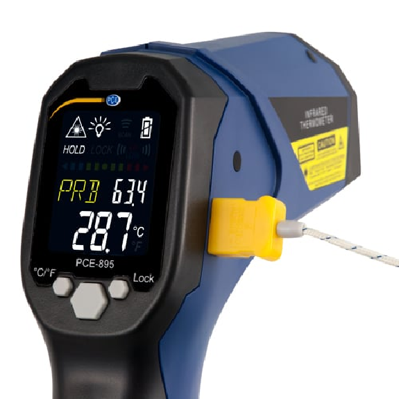 PCE Instruments Infrarotthermometer PCE-895 |Temperaturmessung bis 1600 °C |K-Typ oder Infrarotmessung PCE Instruments Infrarotthermometer PCE-895 |Temperaturmessung bis 1600 °C |K-Typ oder Infrarotmessung-Beschreibung lesen