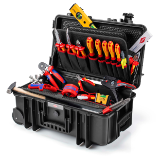 KNIPEX 00 21 33 E Werkzeugkoffer "Robust26" Elektro-Beschreibung lesen