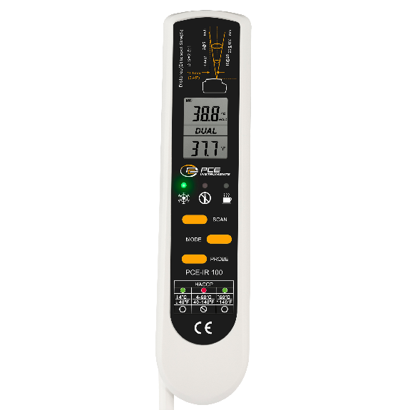 PCE Instruments Infrarotthermometer PCE-IR 100 |Berührungslose Temperaturmessbereich -33 ... +220 °C-Beschreibung lesen