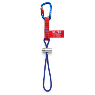 KNIPEX 00 50 13 T BK Adapterschlaufen mit fixiertem Materialkarabiner-Beschreibung lesen