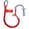 KNIPEX 00 50 12 T BK Fangleine mit fixiertem Materialkarabiner KNIPEX 00 50 12 T BK Fangleine mit fixiertem Materialkarabiner