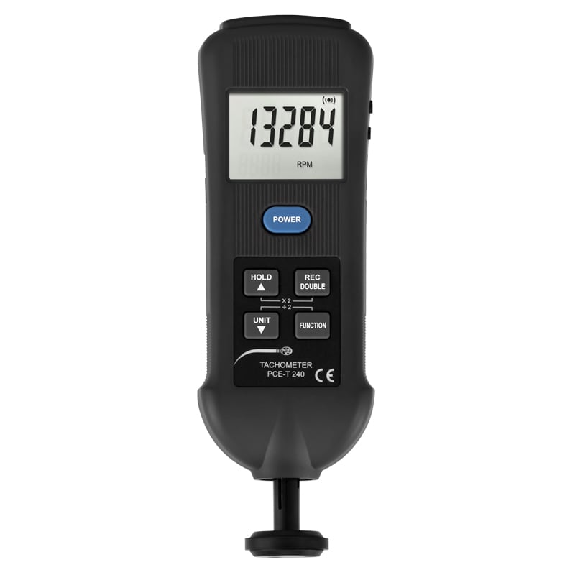 PCE Instruments Handtachometer / Stroboskop PCE-T 240 |Messbereich kontaktierend: 0,5  99.999 RPM-Beschreibung lesen