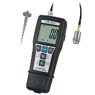 PCE Instruments Vibrationsmessgerät  PCE-VT 204 Vibrationsweg |Vibrationsgeschwindigkeit |Vibrationsbeschleunigung-Beschreibung lesen