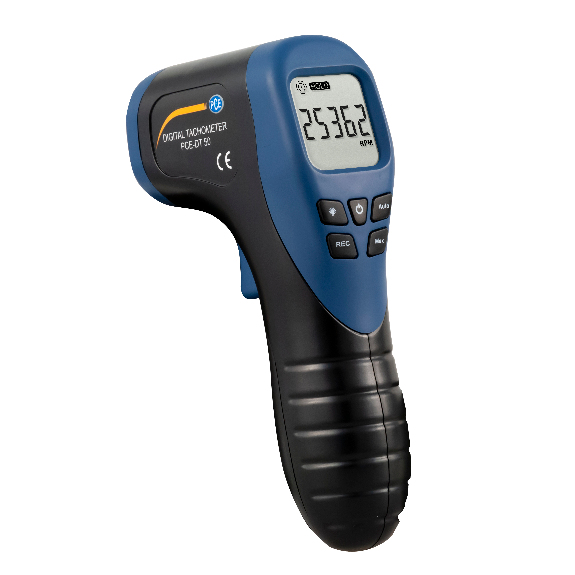 PCE Instruments Digitaler Laser Tachometer PCE-DT 50 |Messbereich: 2,5  99.999 U/min (RPM)-Beschreibung lesen