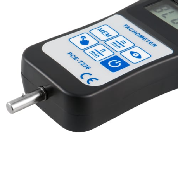 PCE Instruments Handtachometer PCE-T236 |Messbereiche opt.: 5  99999 U/min |robustes ABS-Kunststoffgehäuse-Beschreibung lesen