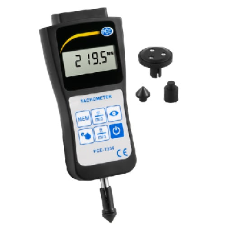PCE Instruments Handtachometer PCE-T236 |Messbereiche opt.: 5  99999 U/min |robustes ABS-Kunststoffgehäuse-Beschreibung lesen