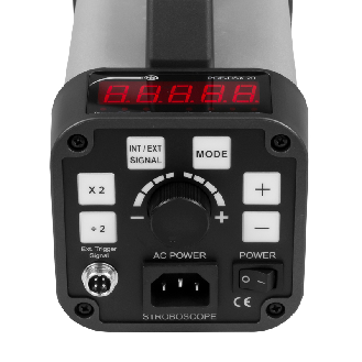 PCE Instruments Digital-Stroboskop PCE-DSX 20 |mit Trigger-Eingang |Drehzahl: 50 ... 35000 RPM/FPM |Blitzfrequenz-Beschreibung lesen