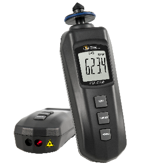 PCE Instruments Handtachometer PCE-T 238 |Messbereich optisch: 5  99.999 U/min |Datenschnittstelle: RS232-Beschreibung lesen