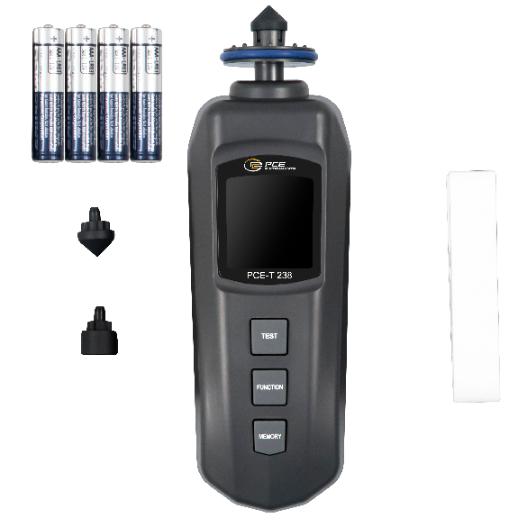 PCE Instruments Handtachometer PCE-T 238 |Messbereich optisch: 5  99.999 U/min |Datenschnittstelle: RS232-Beschreibung lesen
