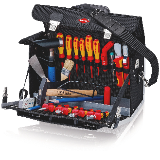KNIPEX 00 21 02 EL Werkzeugtasche "Classic" Elektro-Beschreibung lesen
