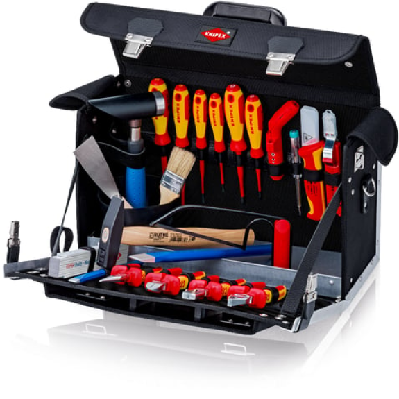 KNIPEX 00 21 02 EL Werkzeugtasche "Classic" Elektro-Beschreibung lesen