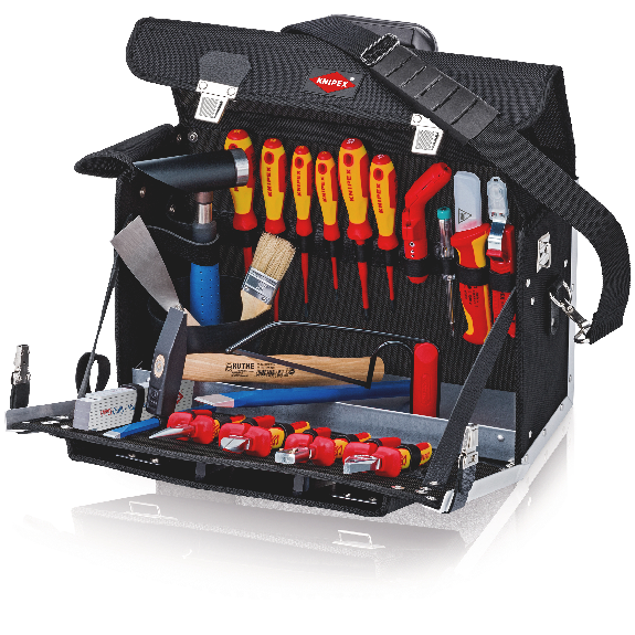 KNIPEX 00 21 02 EL Werkzeugtasche "Classic" Elektro-Beschreibung lesen