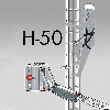 Hailo Steigschutz-Schienen Typ H50 2800mm lang Edelstahl 1.4571 / ASTM 316ti Hailo Steigschutz-Schienen Typ H50 2800mm lang Edelstahl 1.4571 / ASTM 316ti