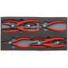 KNIPEX 00 20 01 V02 Präzisions-Sicherungsringzangen-Set in Schaumstoffeinlage