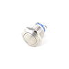 Bouton Poussoir laiton nickele dia19, no, passe fils, tche bombee